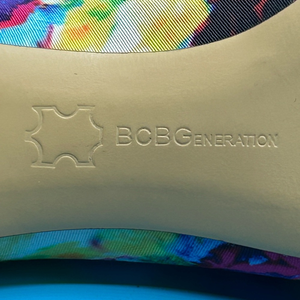 Women’s BCBGeneration Floral Heels Size - Picture 4 of 14